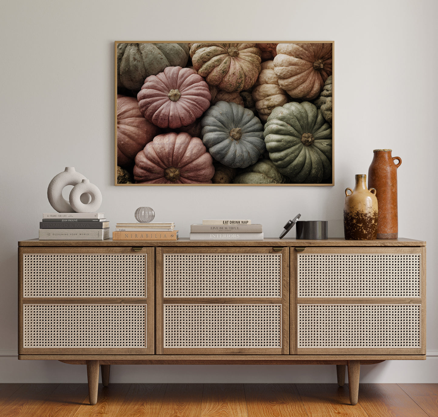 Autumn Gourds Paint October's Canvas