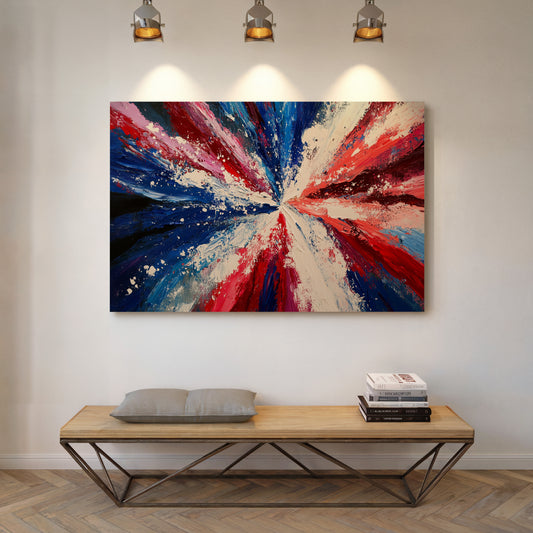 Freedom's Colors Dance At Dawn
