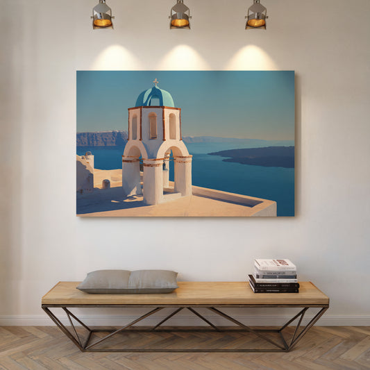 Aegean Light Bathes Sacred Heights