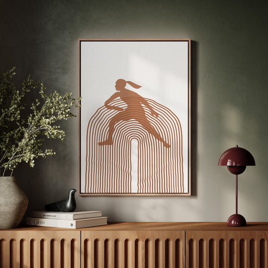 Lines Flow Like Dancing Wind