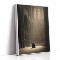 Sacred Solitude In Golden Light