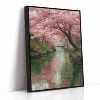 Blossoms Over the Green Canal