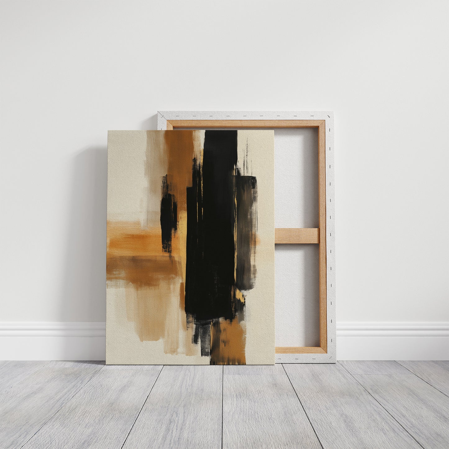 Brushstrokes Dance In Golden Light