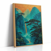 Gold Falls Through Ancient Pines