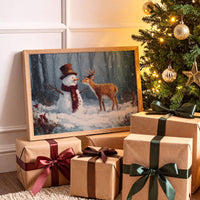 Winter Friends Share Forest Secrets