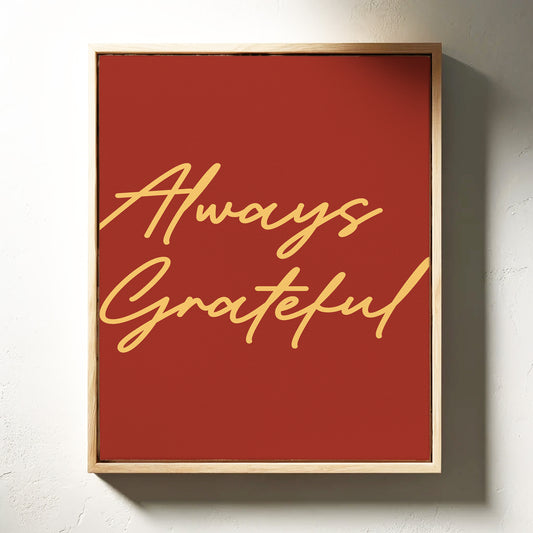 Autumn Letters Carry Simple Grace