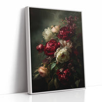 Velvet Blooms Against Midnight Walls