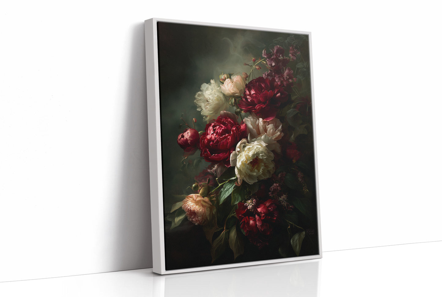 Velvet Blooms Against Midnight Walls