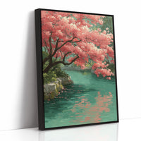 Blossoms Meet the Jade Water