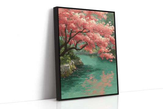 Blossoms Meet the Jade Water