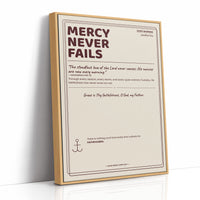 Mercy Never Fails