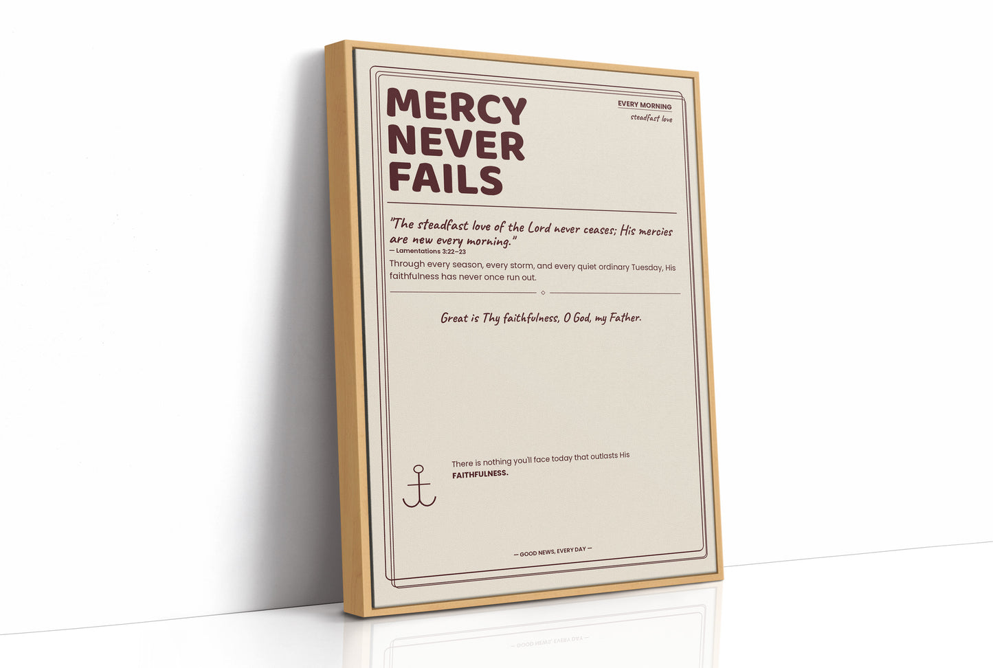 Mercy Never Fails