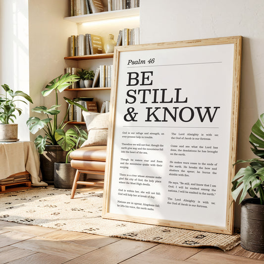 Be Still and Know Psalm 46