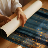 Fireflies Dance Through Midnight Woods