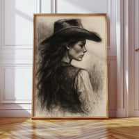 Cowgirl in Charcoal