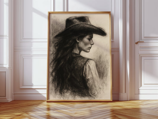 Cowgirl in Charcoal