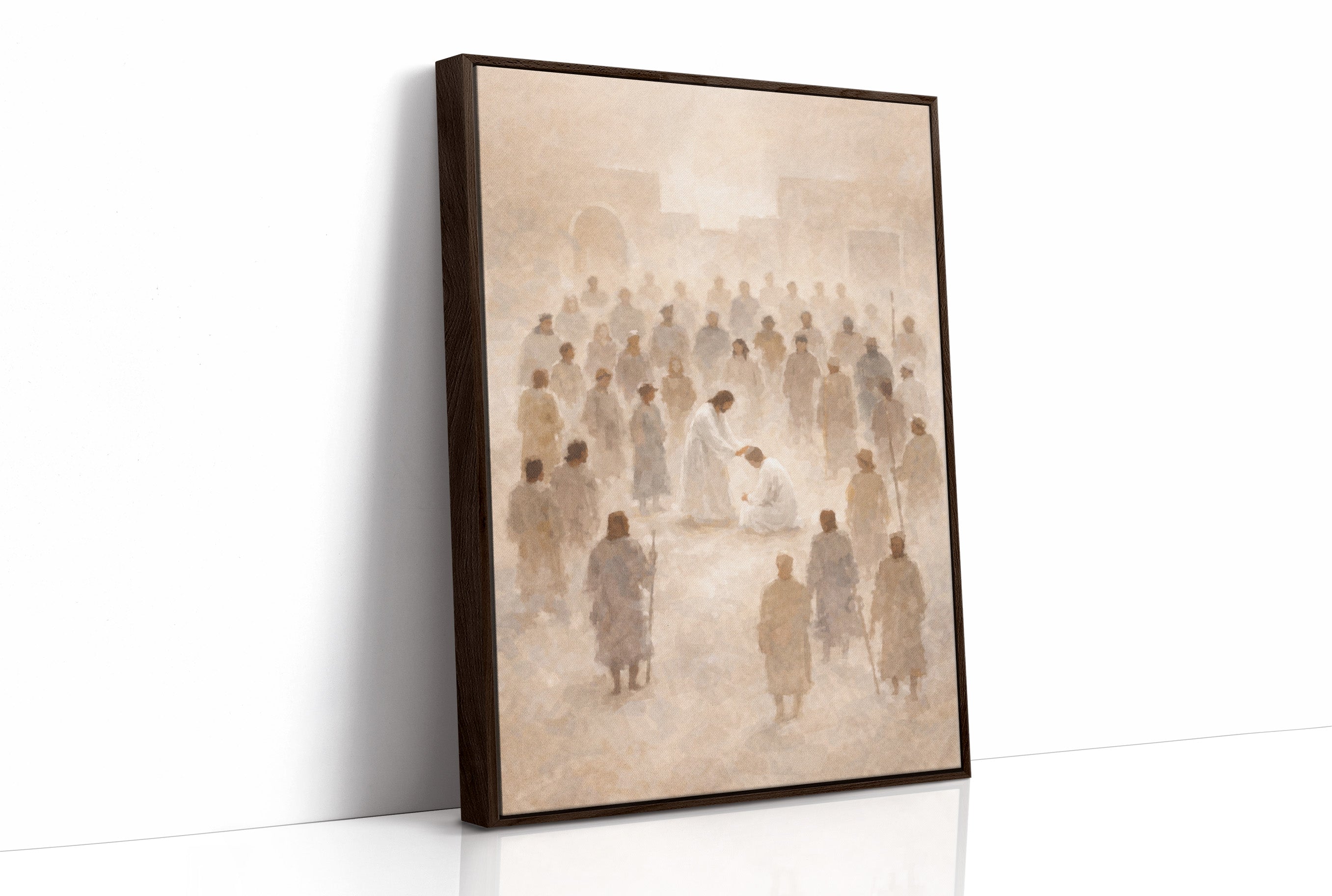 Ethereal Gathering in Luminous Mist