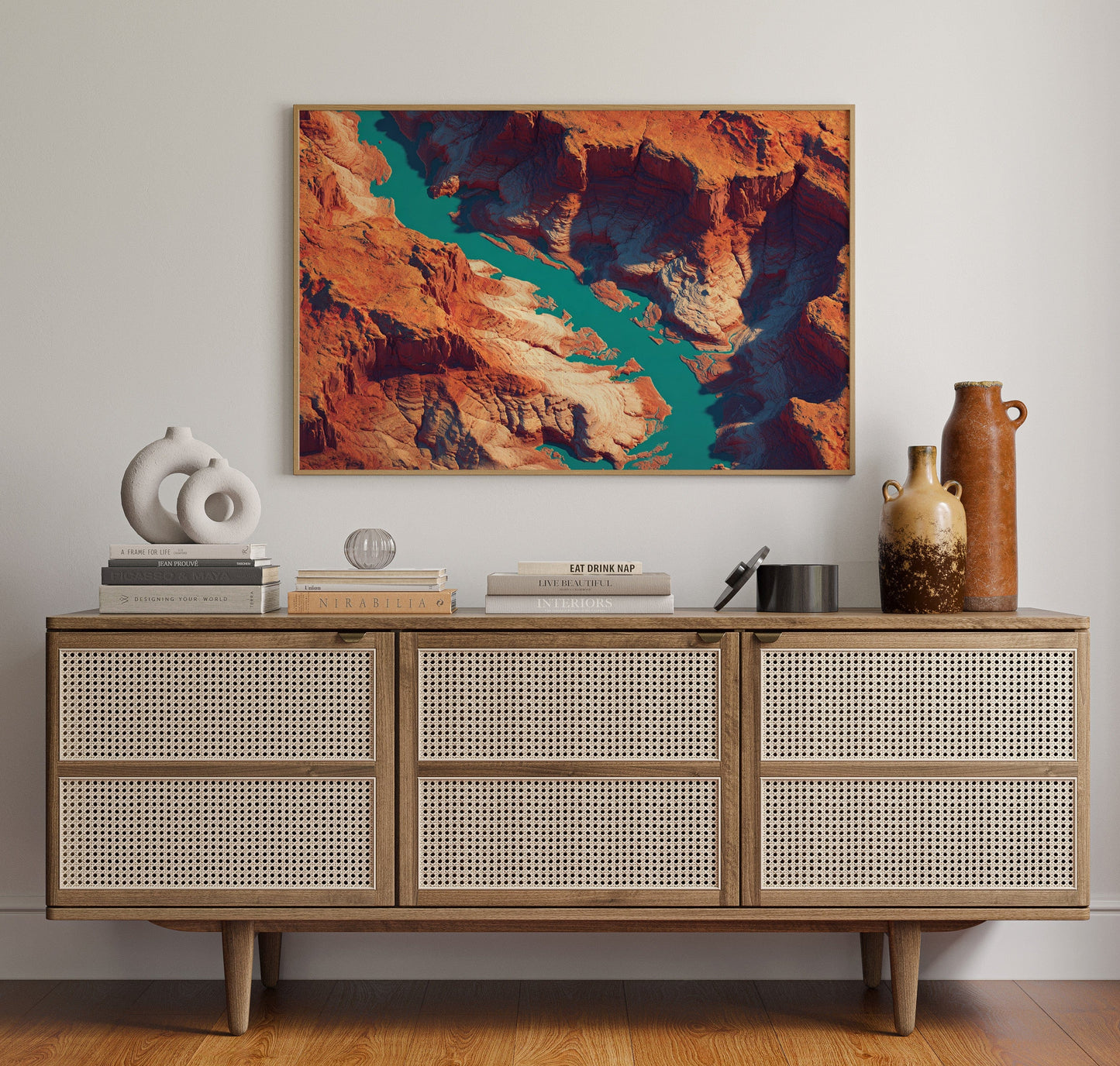 Turquoise Rivers Carve Ancient Stone