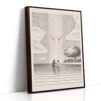 Divine Descent Illuminates Sacred Waters