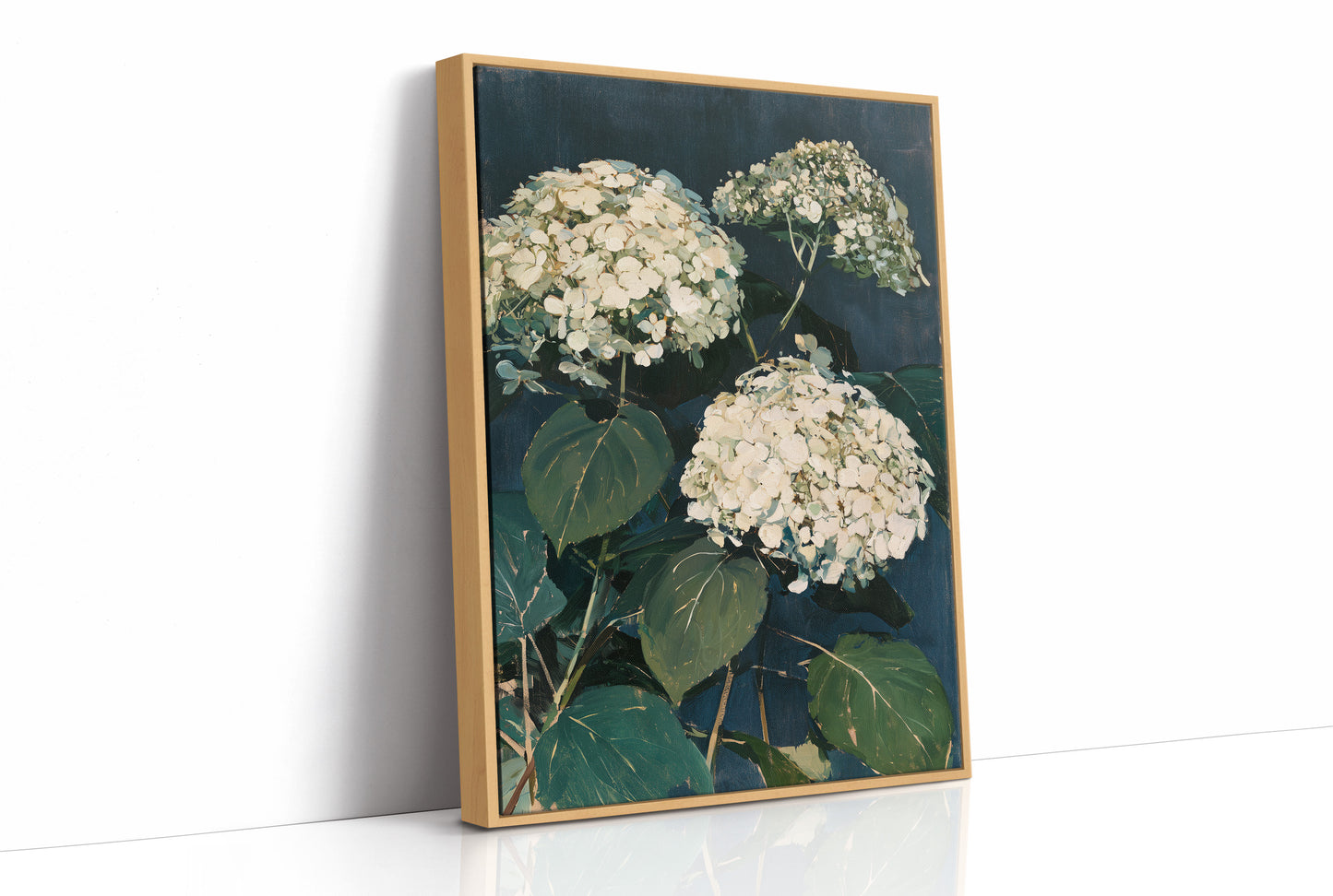 Hydrangeas After Dusk