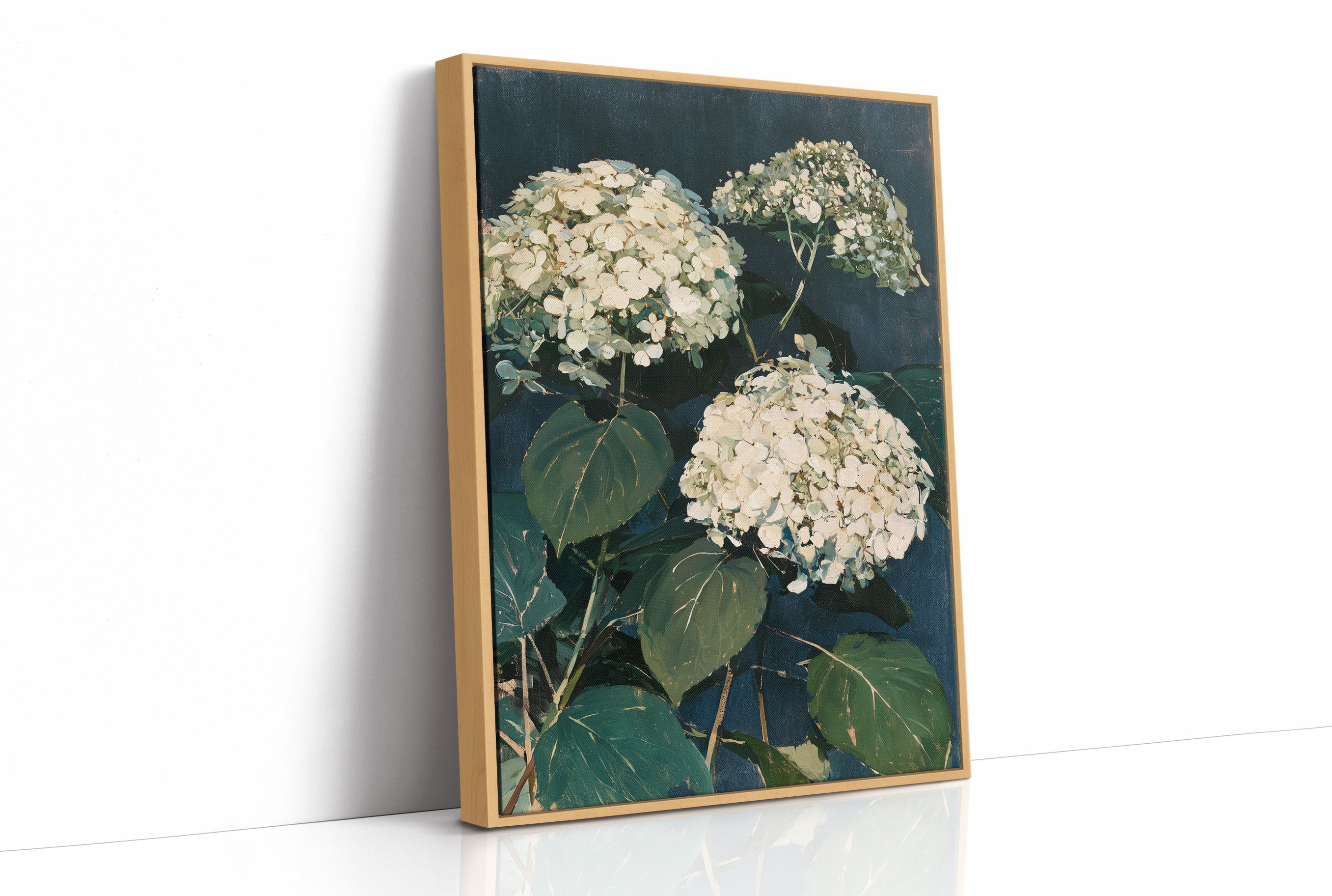 Hydrangeas After Dusk