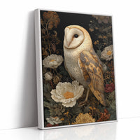 Midnight Blooms With Golden Wings