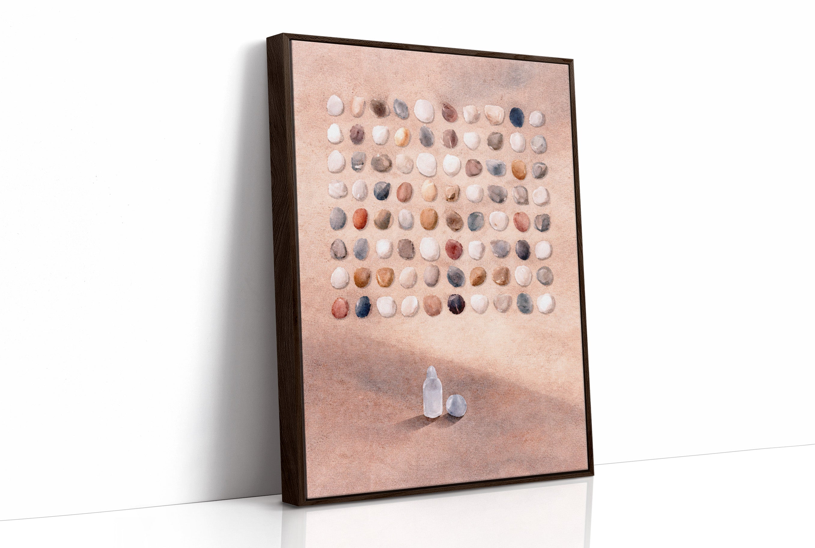 Shoreline Meditation: Pebbles and Crystal