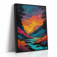 Fireflies Paint The River Valley