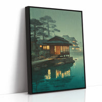 Lanterns Float On Emerald Waters