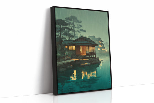 Lanterns Float On Emerald Waters