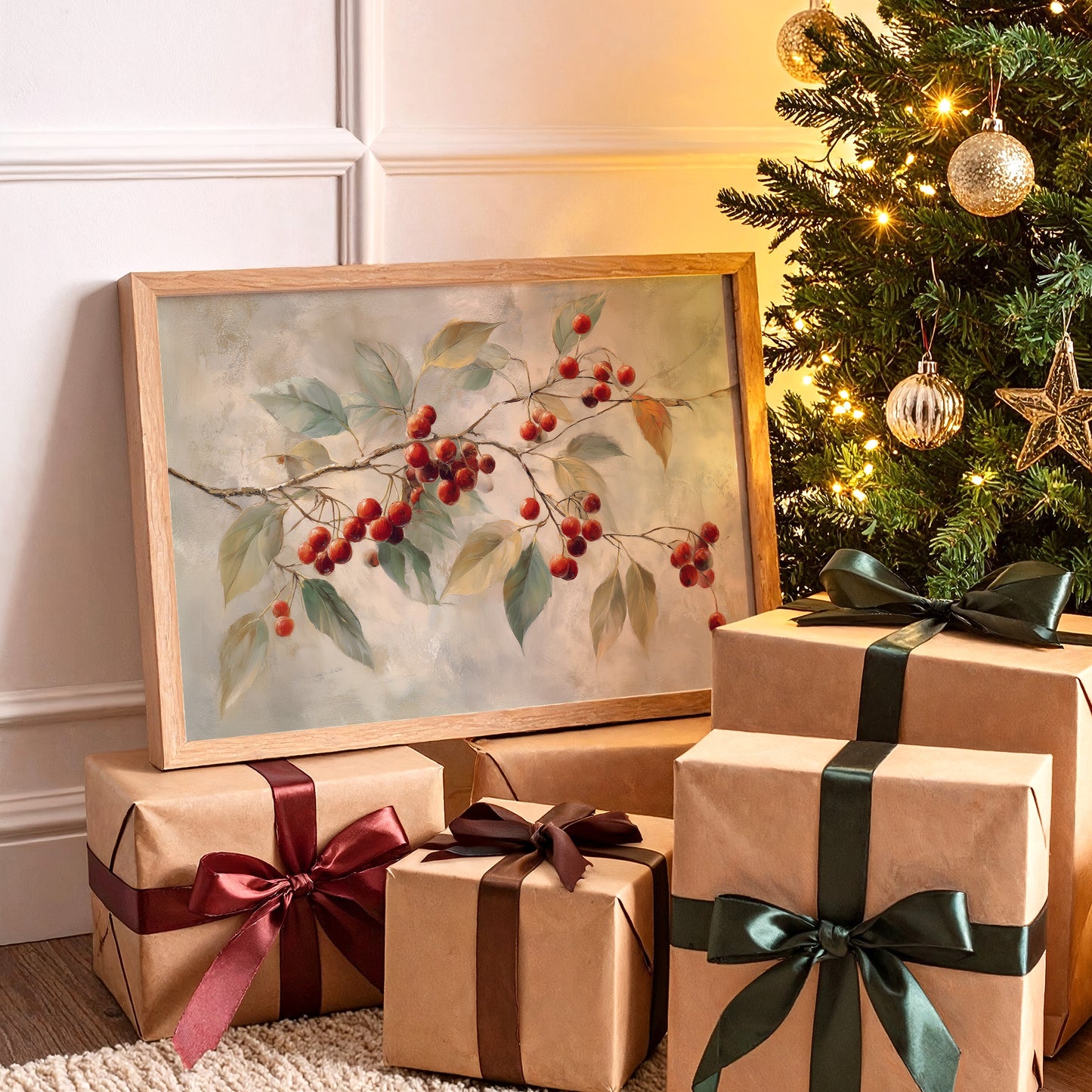 Winter Berries Paint December's Song