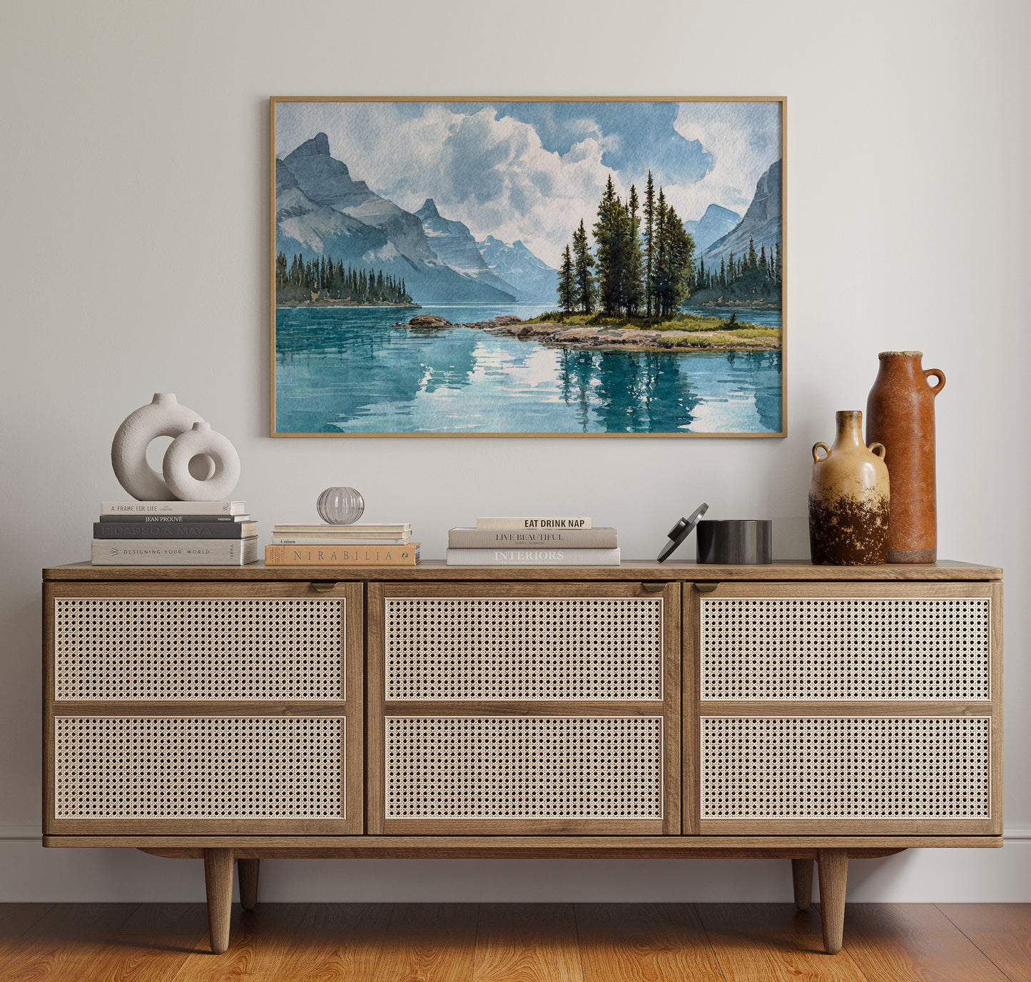 Alpine Waters Mirror Mountain Dreams