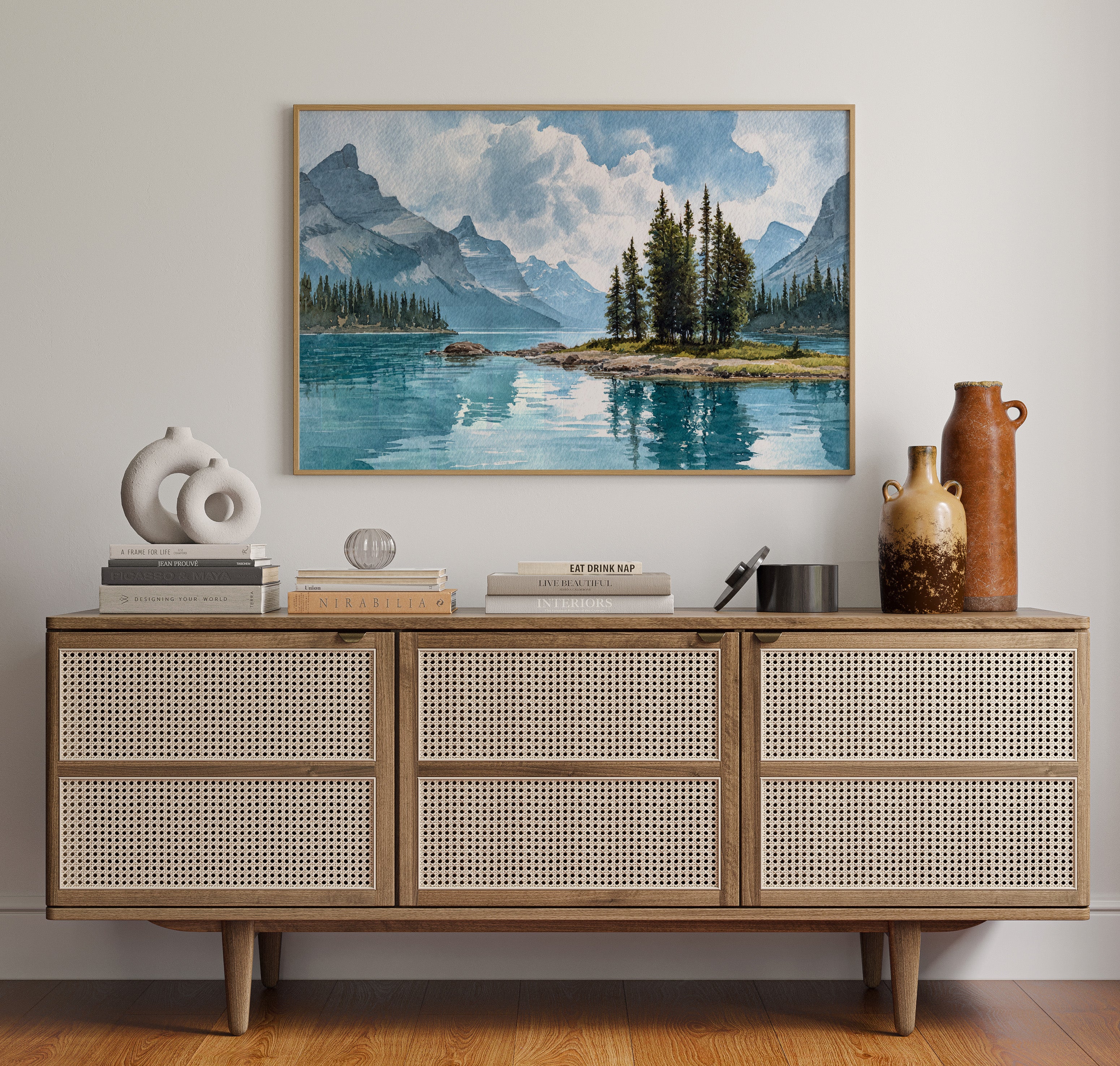 Alpine Waters Mirror Mountain Dreams