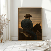 Cowboy at Dusk