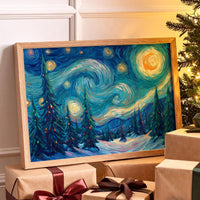 Starlit Pines Dance Through Time