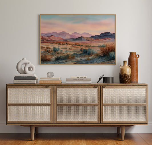 Dawn Paints The Desert's Wild Heart