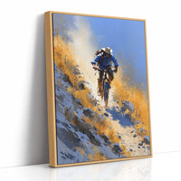 Downhill Through Golden Scrub