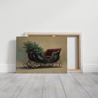 Vintage Sleigh Awaits December Magic