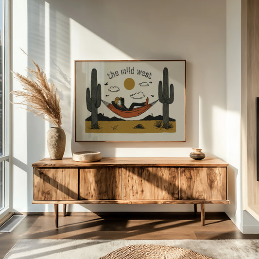 Saguaros Share Their Afternoon Peace