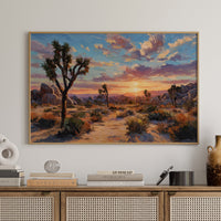 Sunset Ignites Joshua Tree's Soul
