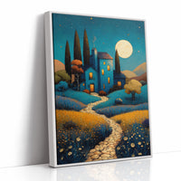 Moonlit Path To Tuscan Dreams