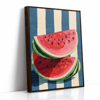 Sweet Slices in Blue Stripes