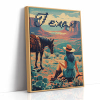 Texas Cross-Stitch Sunset