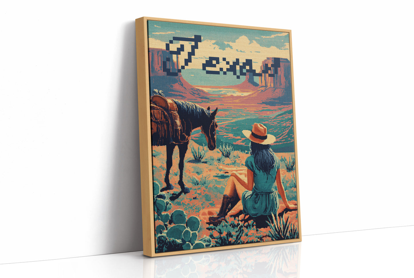 Texas Cross-Stitch Sunset
