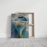 Azure Vessel Awaits The Tide