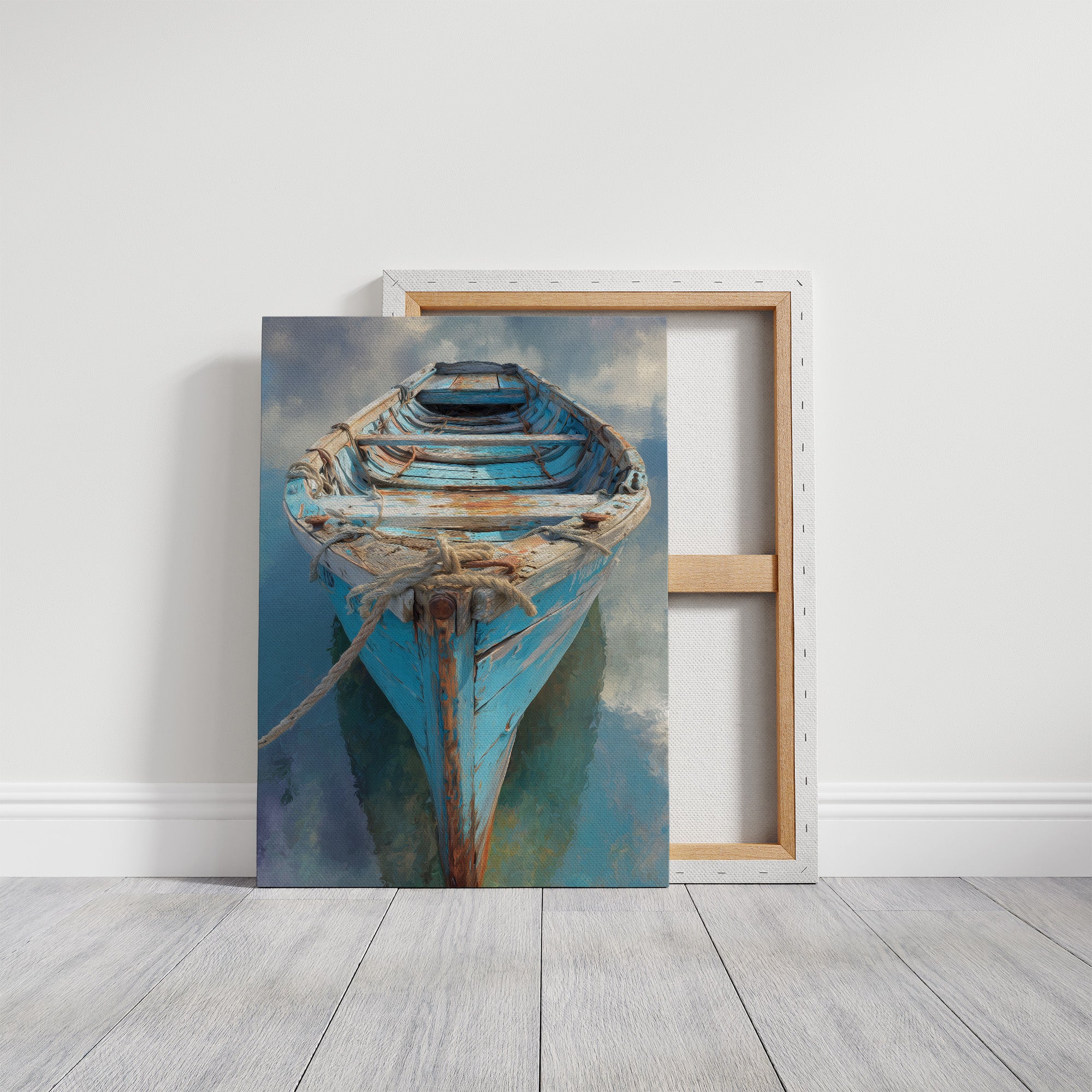 Azure Vessel Awaits The Tide