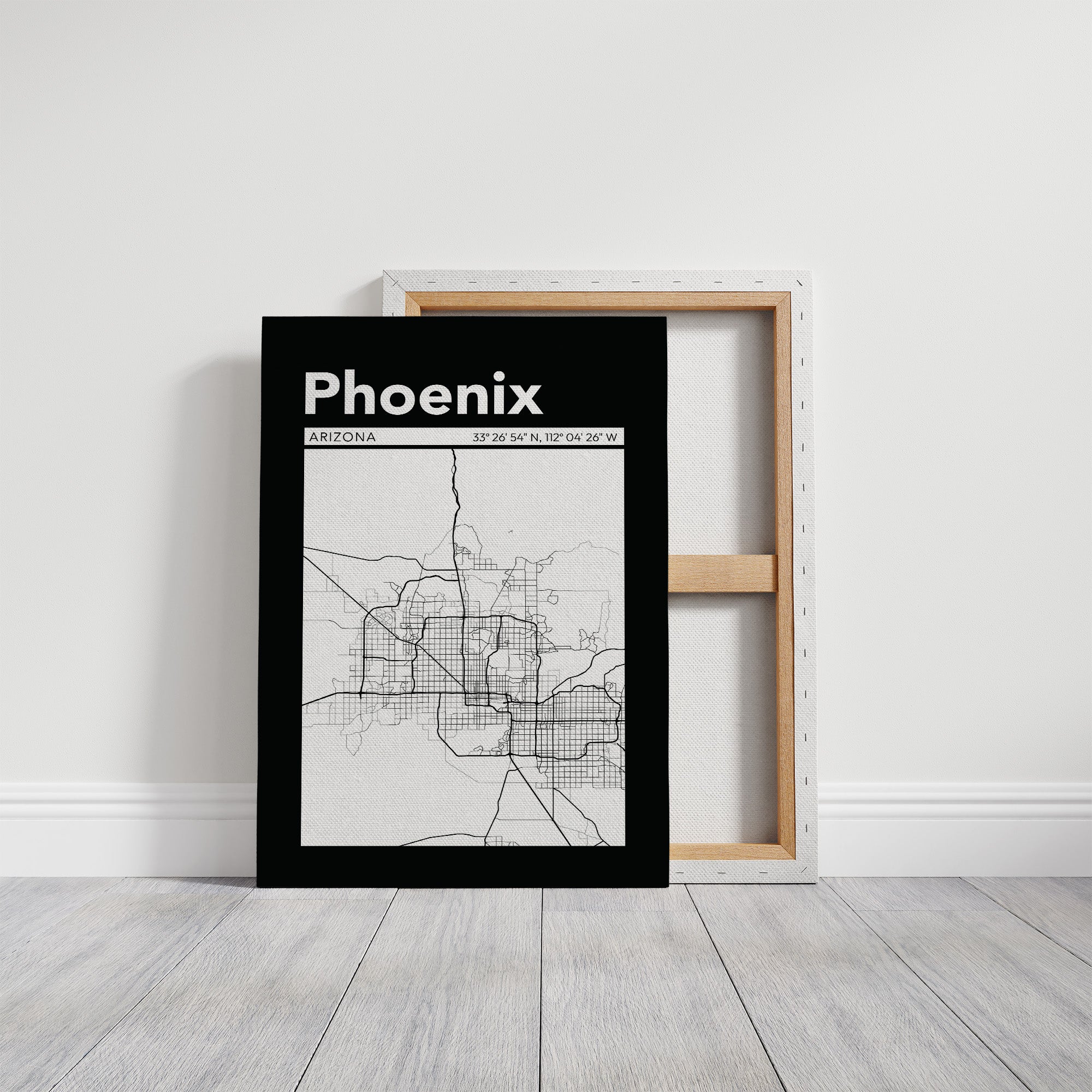 Phoenix, Mapped in Black