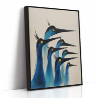 Blue Watchers in Line