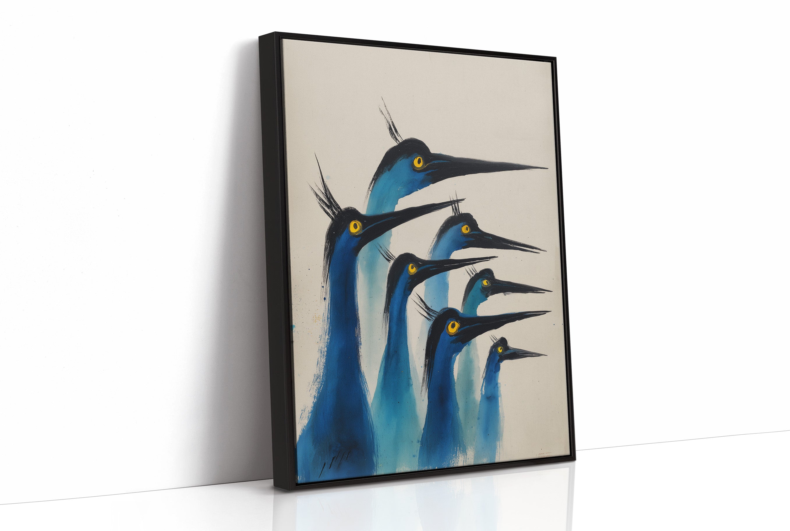 Blue Watchers in Line