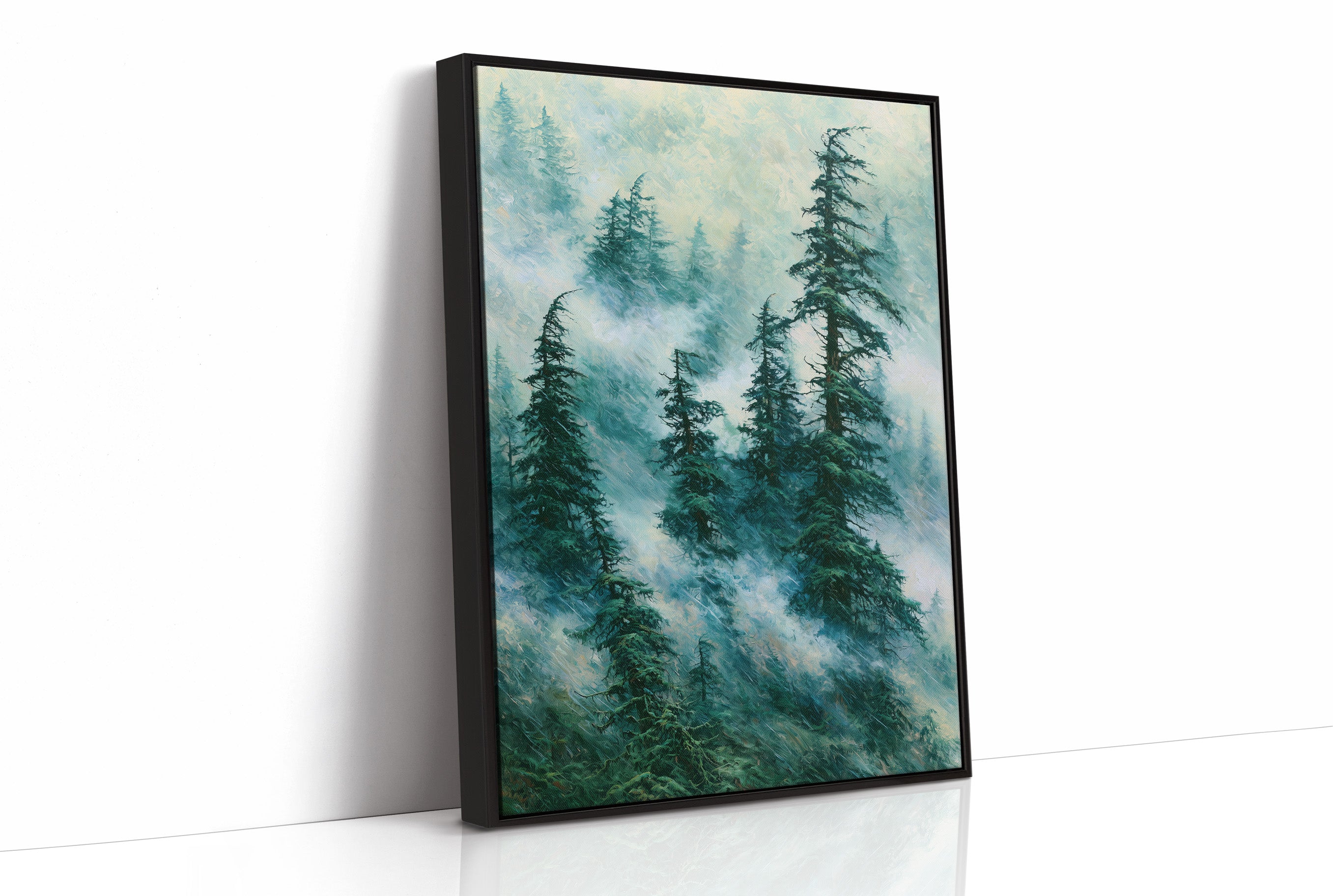 Rain Through the Evergreen Canopy